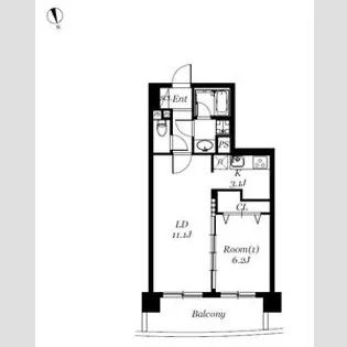 スカール桜城【8階】の間取り