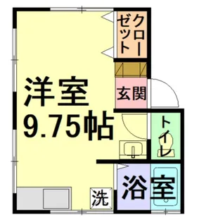 鈴木荘【2階】の間取り