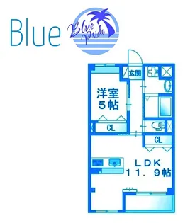 サンライズM【2階】の間取り