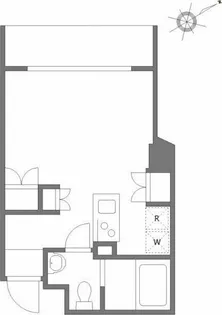 ガーデン代々木八幡【1階】の間取り