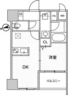 Weave Base OMORI【6階】の間取り