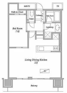 ワテラスタワーレジデンス【34階】の間取り