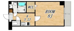 マーベラスコート巽東【4階】の間取り