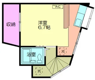 須賀ハイツ【2階】の間取り