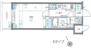 ZOOM恵比寿【3階】の間取り