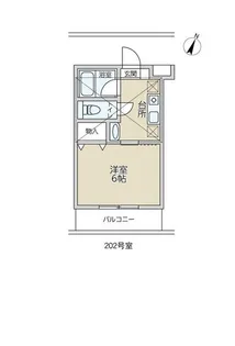 グランピアズ武蔵中原【2階】の間取り