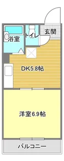 PERAコーポ【2階】の間取り