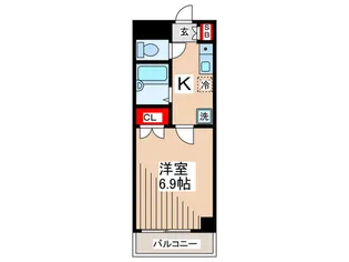 清水町ビル【4階】の間取り