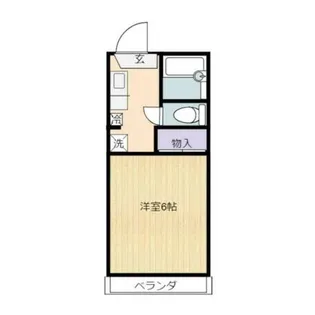 ベルメゾンカスヤ【2階】の間取り