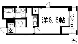 ONLYONE小花【3階】の間取り