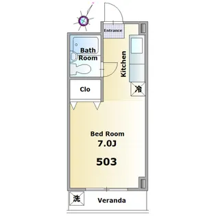 第二大和ビル【5階】の間取り