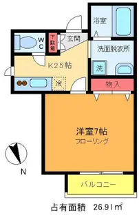 エイトラックス【2階】の間取り