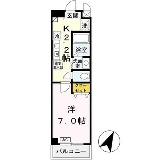 マグノリアパレス【5階】の間取り