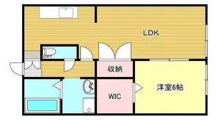 アイン ノイア ヴィント【6階】の間取り