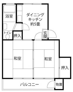 久留米西【4階】の間取り