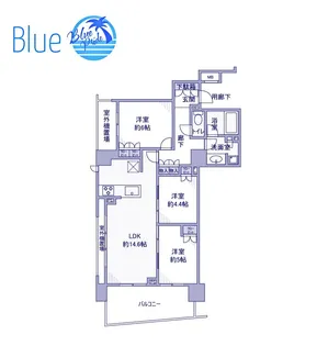 アイマークス横浜桜木町【5階】の間取り