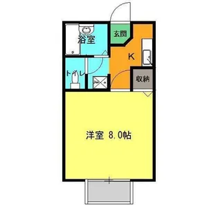 セジュールベル【1階】の間取り
