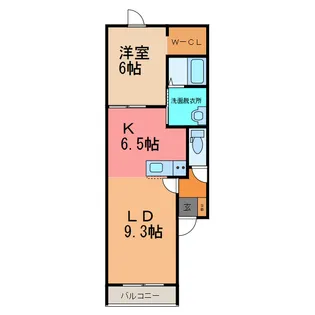 BAOBAB白樺III【3階】の間取り