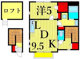 アミティエ北小岩【2階】の間取り