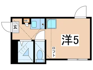 Chiaro 千川【2階】の間取り