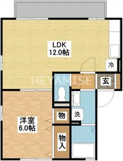 ステラ深堀 B棟【2階】の間取り