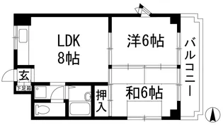 サンピエール中野【7階】の間取り
