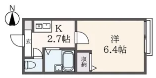 DIAS-II明大前【2階】の間取り