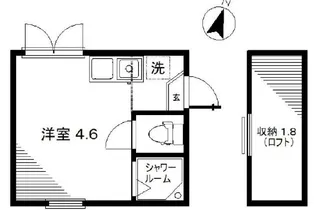 フェリスカンターレ【1階】の間取り