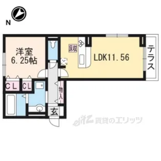 セジュールサンフィールド【2階】の間取り