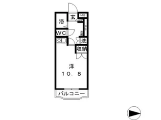トムキャット101【6階】の間取り