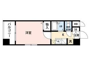 グレースメゾン六本松【3階】の間取り