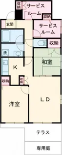 日神パレステージ河辺南【1階】の間取り