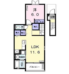 インプレス東起 II【2階】の間取り