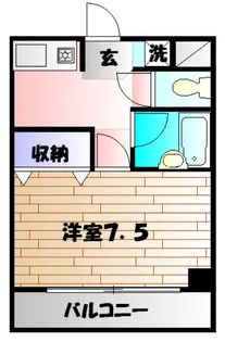 パレスヒルズ【4階】の間取り