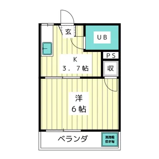 グリーンハイツ【2階】の間取り