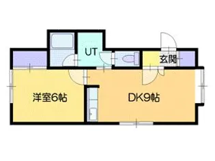 ハイツY2Kプラス【1階】の間取り