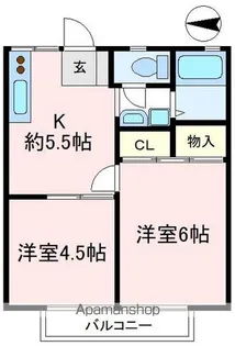 狭山台パナハイツ【1階】の間取り