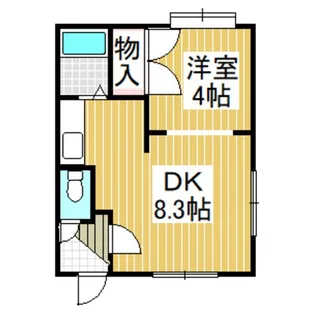 ワーキングロマンA【2階】の間取り