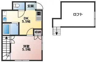 Arte伊刈【1階】の間取り