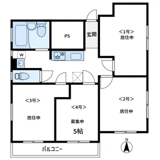アカデミアアート東京上野台学院【2階】の間取り