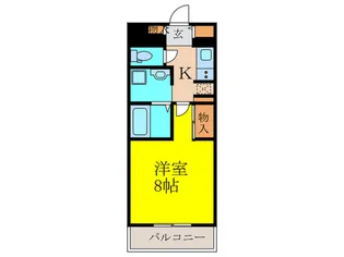 ロジュマンヴェール御影I【1階】の間取り