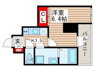 H.Y BLD oshiage【4階】の間取り