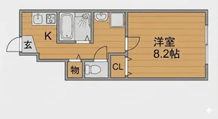 パシフィコノヴァ B棟【1階】の間取り