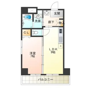 エル・セレーノ住之江【5階】の間取り