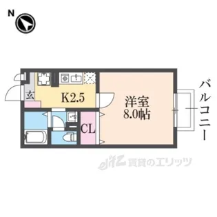 リヴェール・メゾン【2階】の間取り