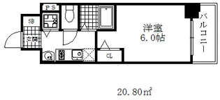 プレサンス神戸西スパークリング【8階】の間取り