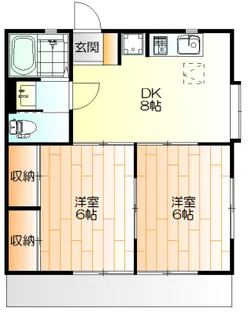 ドメスカミーリア【1階】の間取り