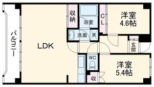 グランパレスT・S【1階】の間取り