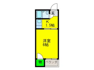 昭和町グリーンハイツ【5階】の間取り