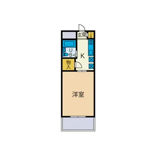 たかのハイツ【1階】の間取り
